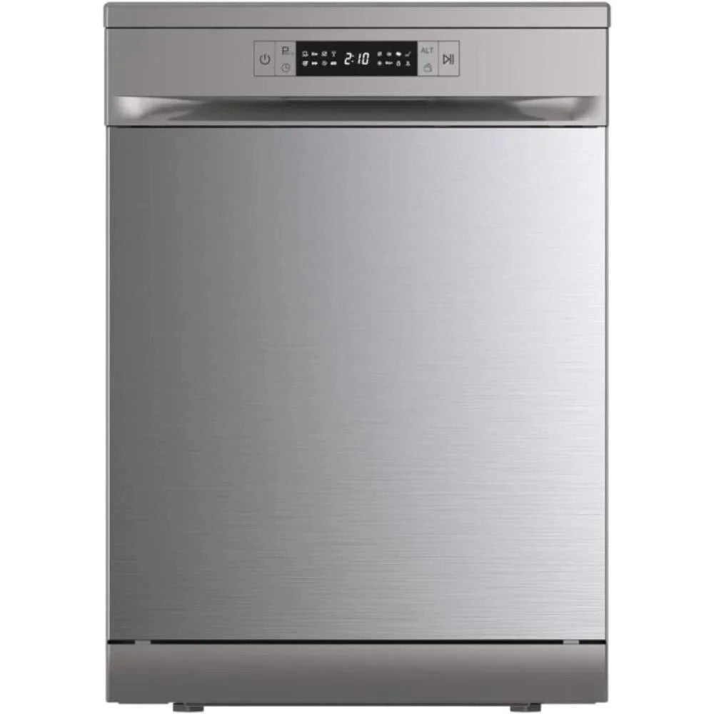 MEC Free Stand Dishwasher A+++, 15Sets, 3Spray, 3Racks, 7Programs, VDE Plug, Auto Door, Silver - DW8151MSS