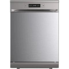 MEC Free Stand Dishwasher A+++, 15Sets, 3Spray, 3Racks, 7Programs, VDE Plug, Auto Door, Silver - DW8151MSS