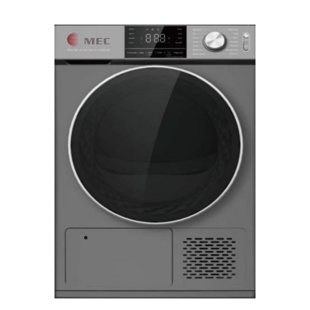 MEC Heat Pump, 20-to-360-minute Drying time, 50Rpm, 10KG, Inox - HB1046BA