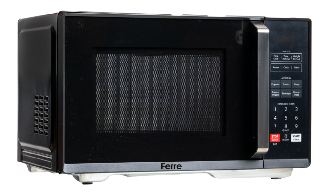 Ferre Microwave Finished Glass, 32Lit, Black - MW289CDB