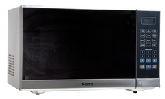 Ferre Microwave Finished Glass, 40Lit, Silver Strip with Black - MW3610CDS