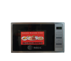 MEC Microwave, 45Lit, 1000Watts, Silver with Black Finished Glass - MW45DS2