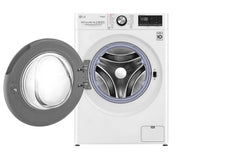 LG Front Load Washer & Dryer Machine A, 10.5KG Wash & 7KG Dryer, 1400RPM, White - F4V9RCP2W.SBWPEL