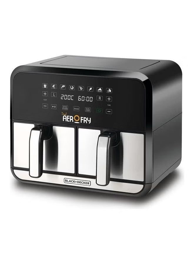 Black & Decker Digital Dual Zone Air Fryer 1700W 8L