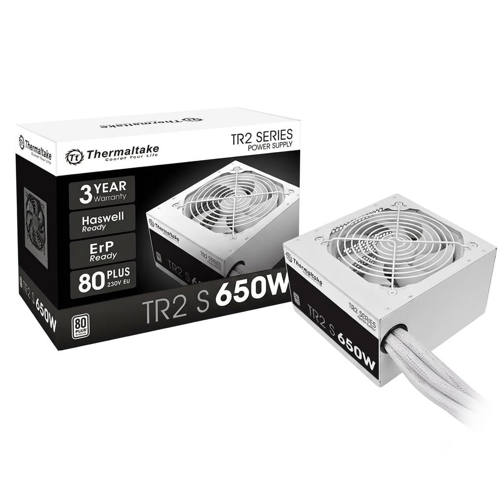 Thermaltake TR2 Series 650W ATX Power Supply – White