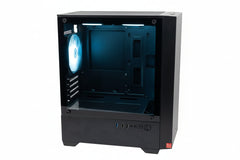 Defender M-ATX Gaming Case – 4 RGB Fans, Black