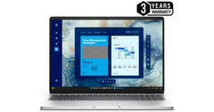 Dell Pro 16 Plus, Metallic Finish Laptop, 16" FHD+ IPS, Intel Core Ultra 7 processor 266V vPro, 16GB LPDDR5X, 512GB M.2 NVME SSD, Intel Arc Graphics - Platinum Silver (3 Years Warranty)