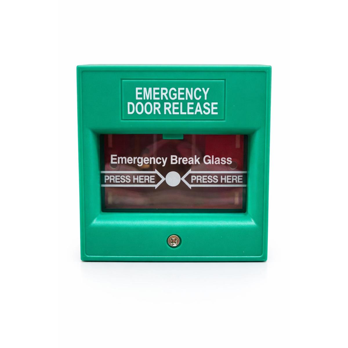 Emergency Break Glass Box -Green