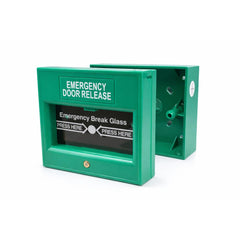 Emergency Break Glass Box -Green