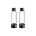 Drinkmate Bottle 1L Black, Twin Pack