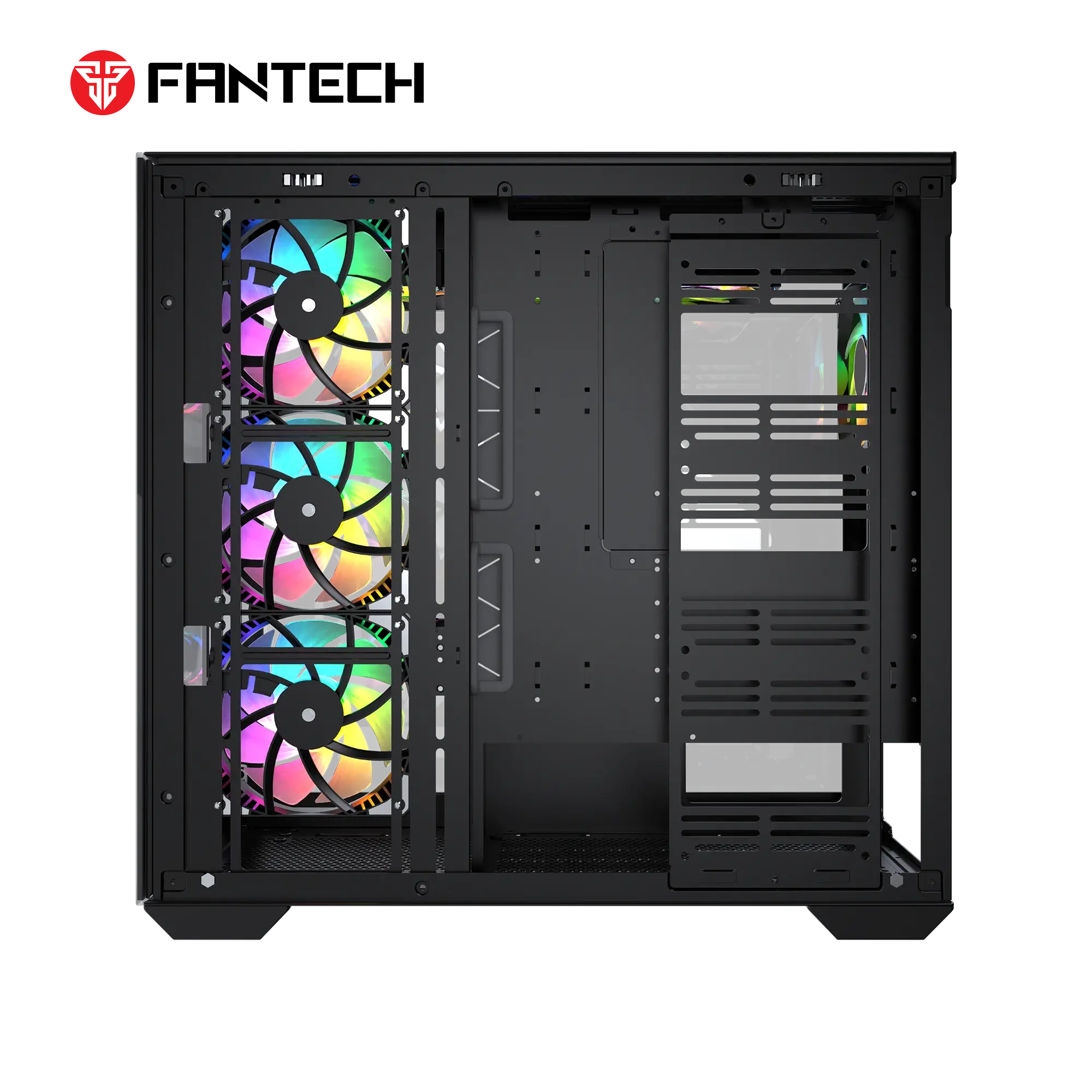 Fantech PC case for desktop computer builds and component installation