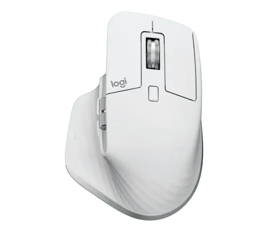 LOGITECH MX Master 3S For Mac WIRELESS MOUSE 8K DPI TRACK - PALE GRAY