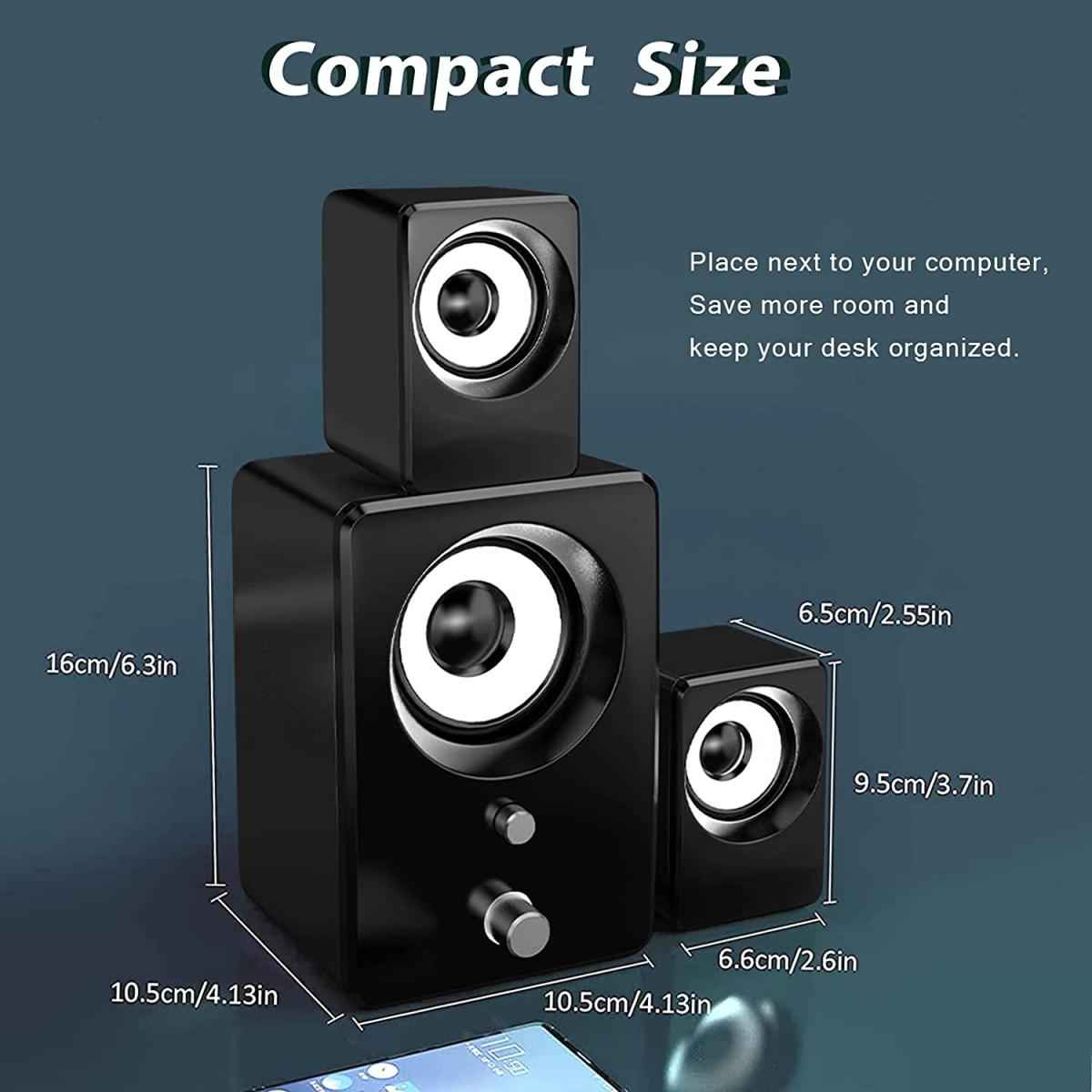 USB 2.1 Speaker E-1304 With Subwoofer