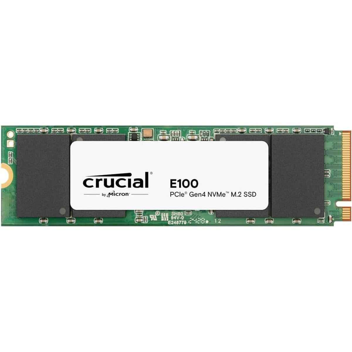 Crucial E100 1tb M.2 2280 Nvme Pcie Gen 4x4 Internal Ssd Up To 5000 Mb/s
