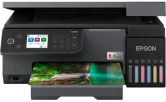 Epson EcoTank L8100 A4 3-in-1 Photo Printer, Epson Smart Panel App, Ink Tank System, 5.400 Pages, 1.500 Photos Color Yield, 1200 DPI x 4800 DPI, 37dB Noise Level, Black
