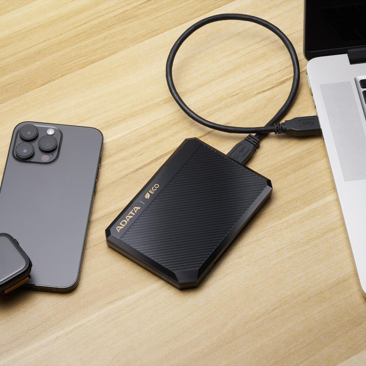 ADATA USB 3.2 portable external hard drive for data storage