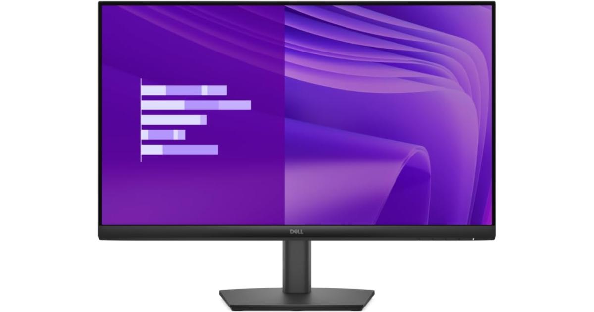 Dell E2725HM Essential Flat Monitor 27" FHD IPS @100HZ, Wide viewing angle Slim Bezel Display w/ DP, HDMI, VGA - Black