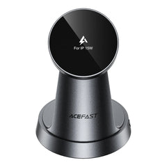 ACEFAST E48 3-in-1 15W Wireless Charging Desktop Stand – Metal Grey