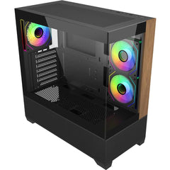 Cooler Master ARGB PC case for desktop computer builds and component installation