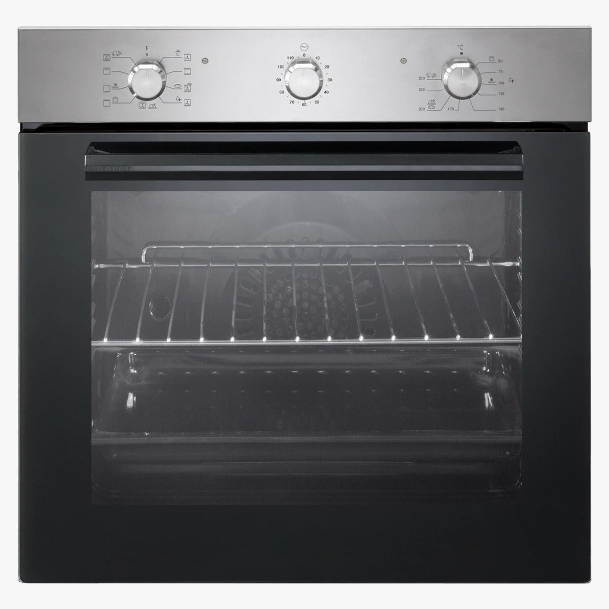 Elba Electric Built-In Oven 9 Functions Black with 2 Fans Cooling and Distribution