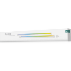 DeepCool EA080 ARGB Strip, 400 x 8 x 16 mm Light Strip Dimension, MB aRGB 3-PIN Port, SMD3535 Addressable RGB LED, Silicone + FPCB + ABS Material