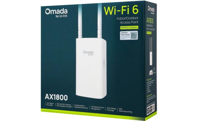 TP - Link Omada EAP603 - Outdoor Long Range Outdoor Access Point - Wi - Fi 6 AX1800 Dual Band