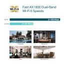TP-LINK EAP610 - AX1800 WiFi 6 Ceiling Mount Access Point, Omada SDN Cloud Management, PoE+/Passive PoE/DC Powered