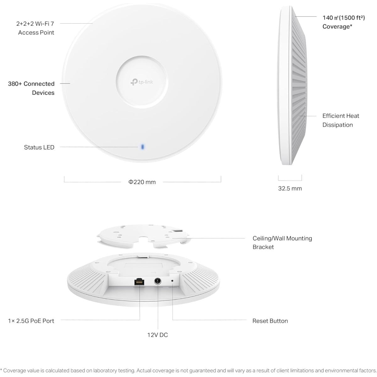Tp Link EAP772 Wi Fi 7 Access Point, wireless, gamepad