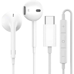 Iphone Type-C Wired Earphones -White