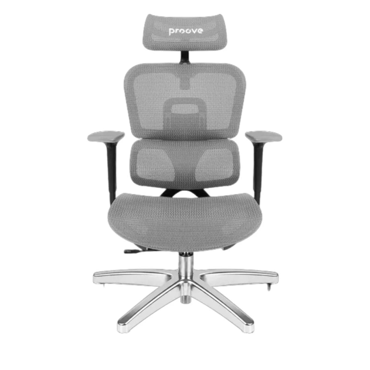 Proove CEO Ergonomic Office Chair with 4D Armrests & Footrest – Gray (ECCE0001003)