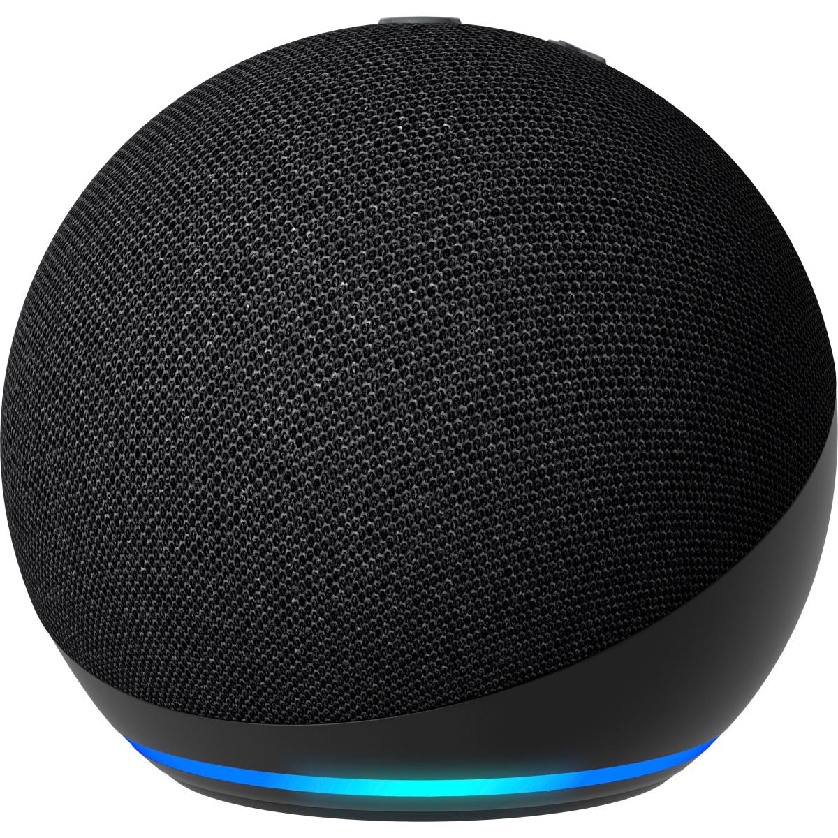 Amazon Echo Dot (5th Gen, 2022 Release) with Bigger Vibrant Sound Helpful Routines & Alexa Charcoal