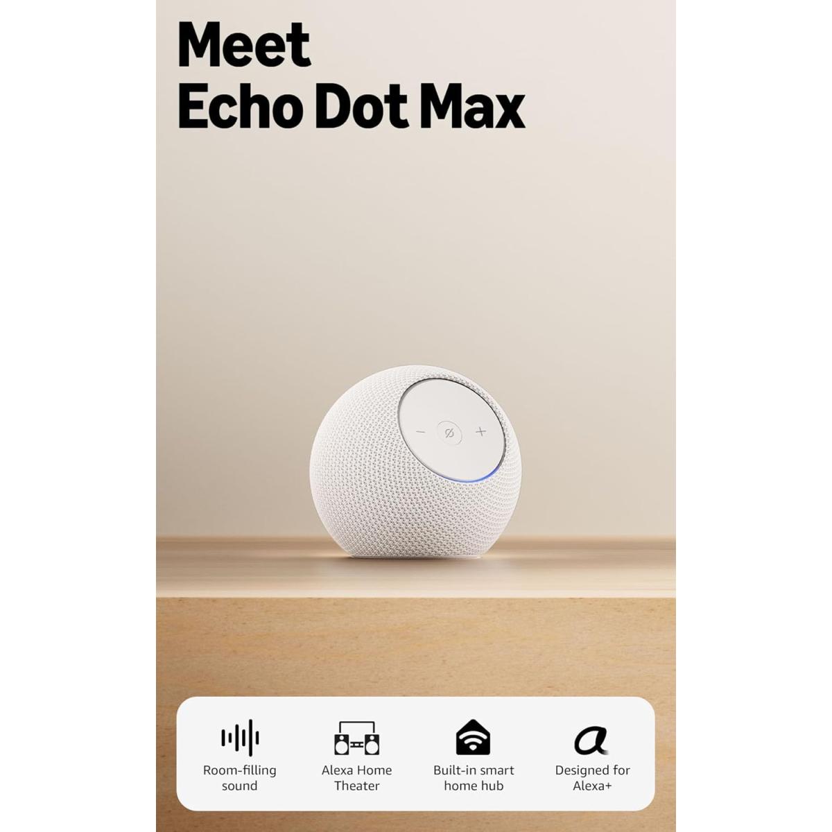 Amazon Echo Dot Max (newest model), speaker