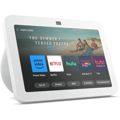Amazon Echo Show 8 (3rd Gen, 2023 Release) 8" Smart Display With Alexa Spatial Audio Smart Home Hub Glacier White - CompuMe