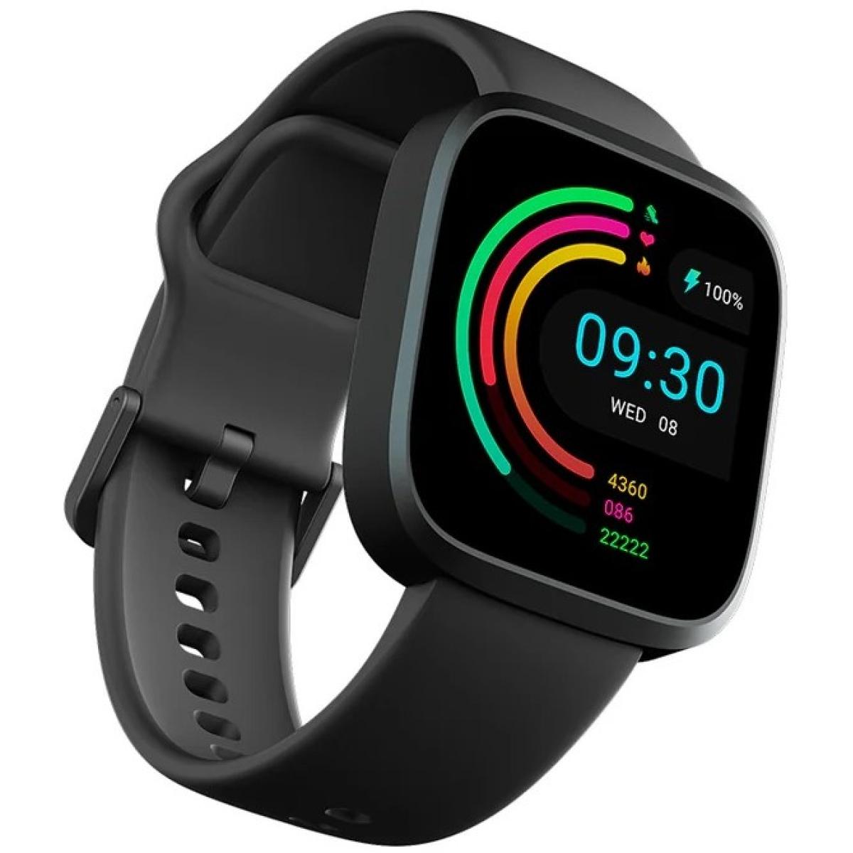 HiFuture EDGE Bluetooth 5.3 Fashion Aluminum Smart Watch Smartwatch Dual Core, 1.72" HD display, 1 ATM Water Resistant, up to 7 days Battery Life, over 100 Sports Modes, AI Enhanced Health Monitoring - Black