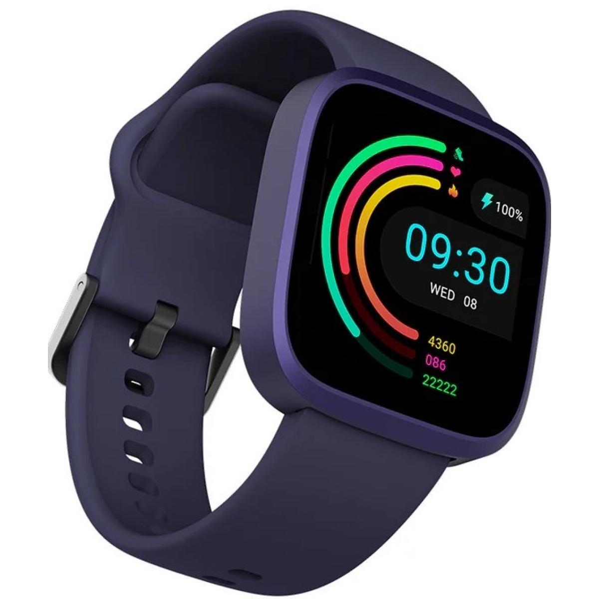 HiFuture EDGE Bluetooth 5.3 Fashion Aluminum Smart Watch Smartwatch Dual Core, 1.72" HD display, 1 ATM Water Resistant, up to 7 days Battery Life, over 100 Sports Modes, AI Enhanced Health Monitoring - Purple