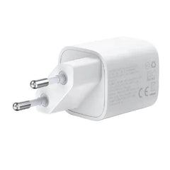 Choetech Fast Wall Charger, USB & Type C Pd, 33Watts, White - PD5006
