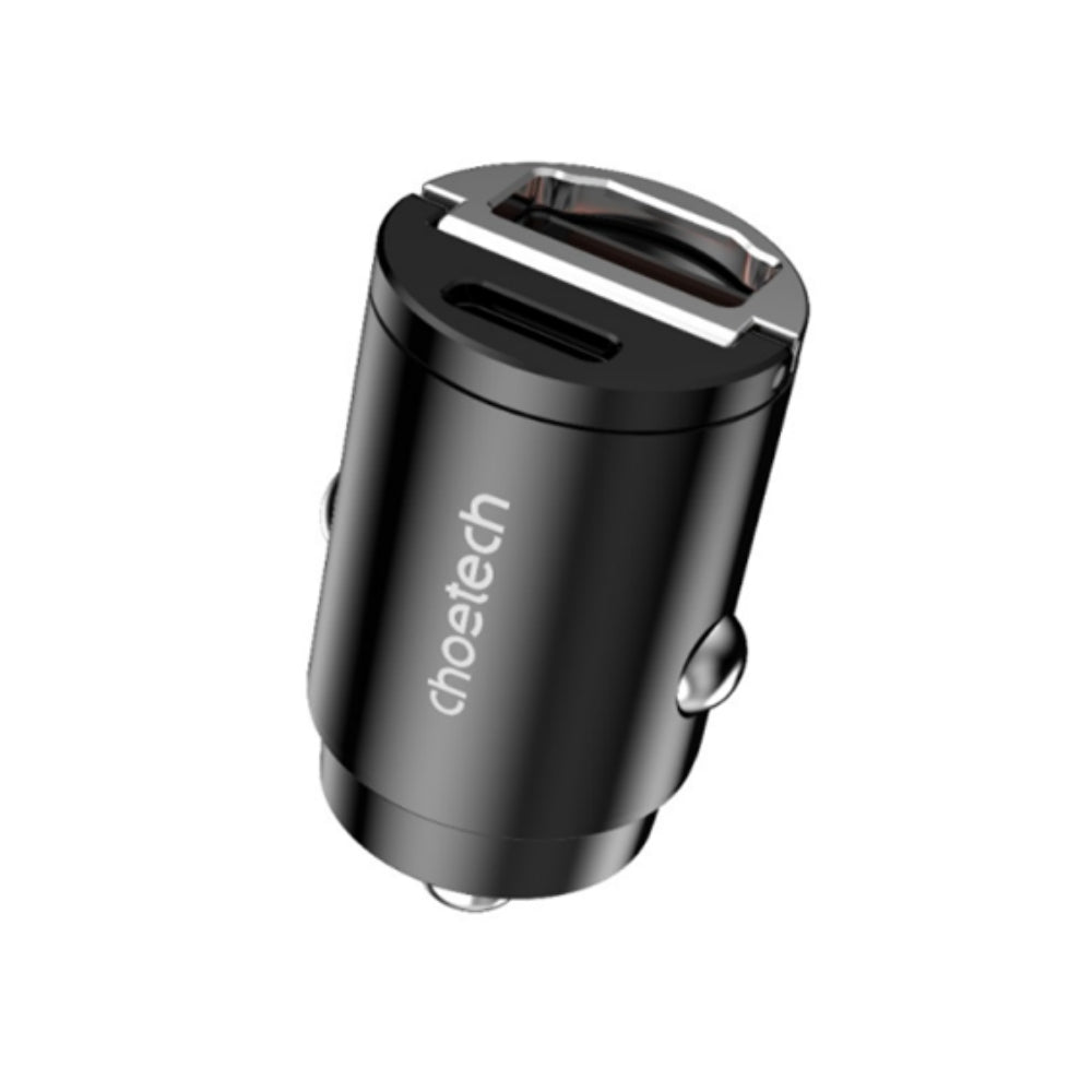 Choetech Mini Car Charger Fast Charger 30WattBlack - TC0006