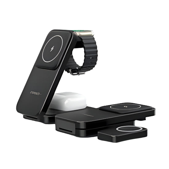 CHOETECH Wireless Charger, Magnetic 3-in-1 - T611-F-CCBK