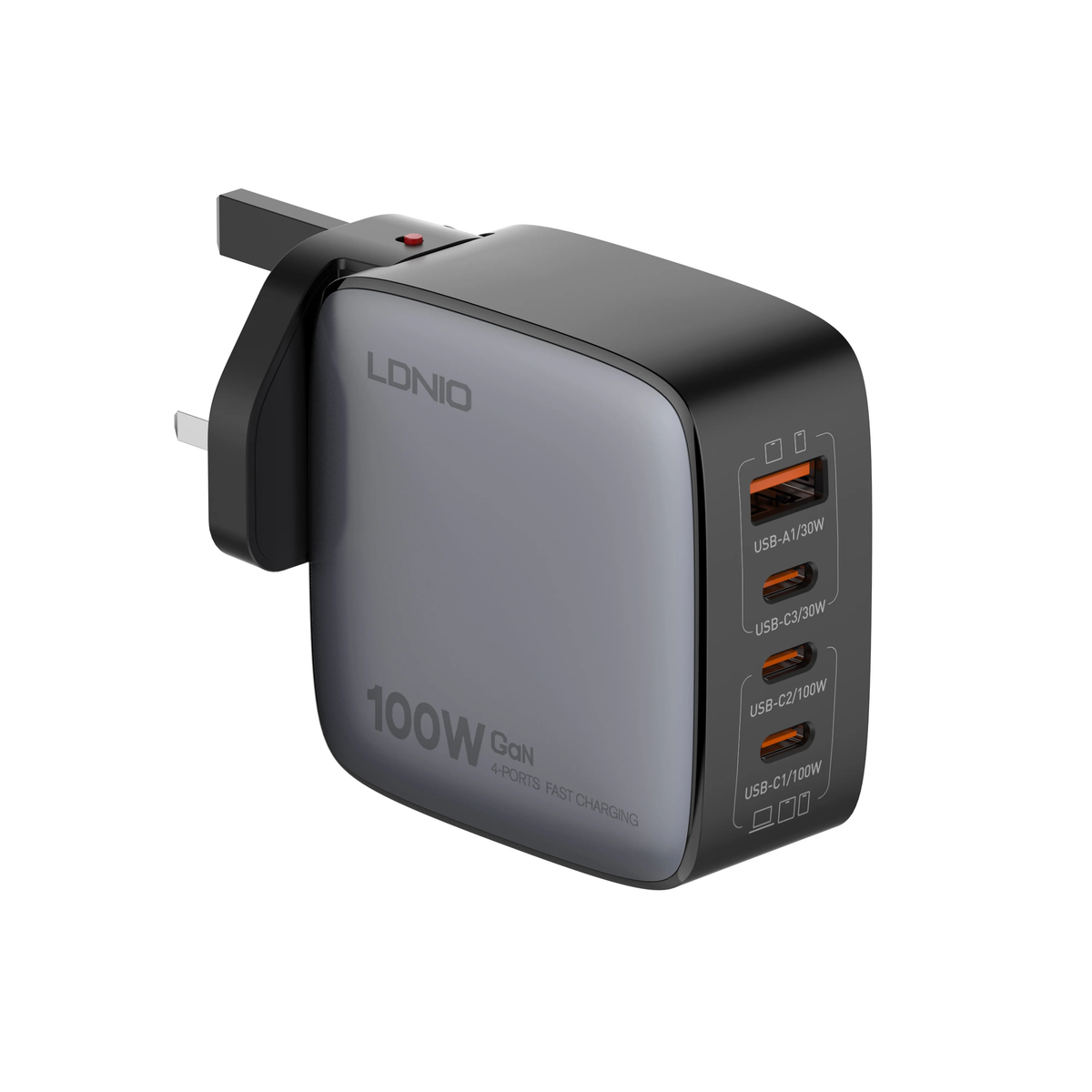Ldnio Super Fast Charger, 100Watts, White - Q408