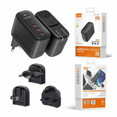 Ldnio Fast Charging Protocols, 65Watts, Black - Q367
