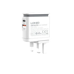 Ldnio Fast Wall Charger & Led Lamp QC3.0, 25Watts, White - A2423C