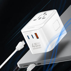 Ldnio Fast Wall Charger Adapter GaN, 45Watts, White - Z8
