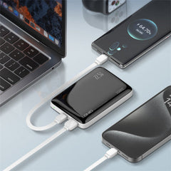 Ldnio Power bank 22.5Watts, Two Way Fast Charging, 10000Mah, Black - PQ25