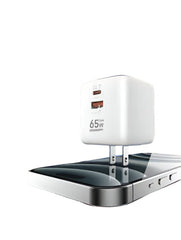Ldnio Super Fast Charger GaN, 65Watts, White - Q2617