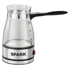 Spark Coffee Maker Turkish, 0.6Lit, 600Watts, Glass - GMV-04
