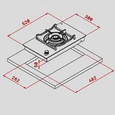 DR EFX 30 1G AI AL Modular Gas Hob
