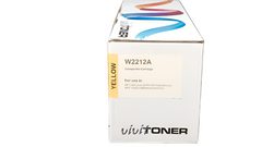 Vivit Ink Toner W2212A 207A & 206, Yellow with Chip