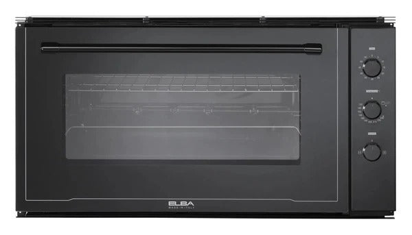 Elba Built-In 90 Cm Gas Oven with Fan - Black (109-50 Bkn)