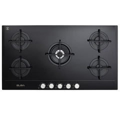 Elba Gas Hob Built-in 90 Cm Vitroceramic Cast Iron Pan