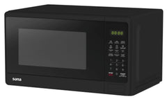 Sona Microwave 700W Black with 6 Auto Cooking Menus